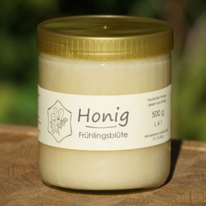 Honig Frühlingsblüte im Glas